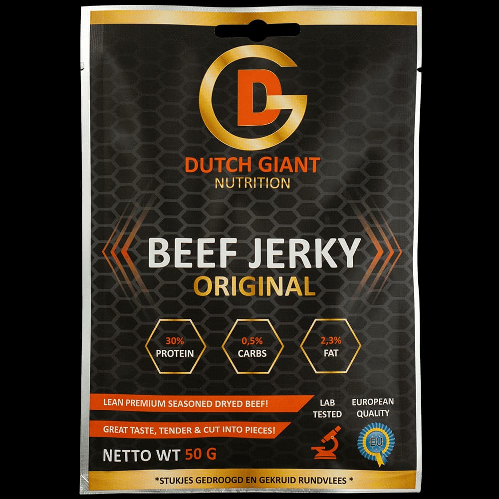 Dutch Giant Beef Jerky Original, 50-gram pack